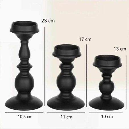 Bougeoir Fer Noir